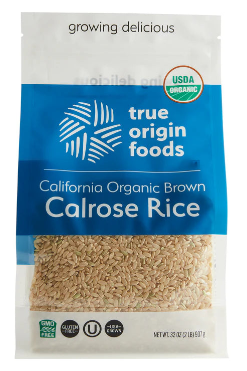 California Organic Brown Calrose Rice – True Origin Foods