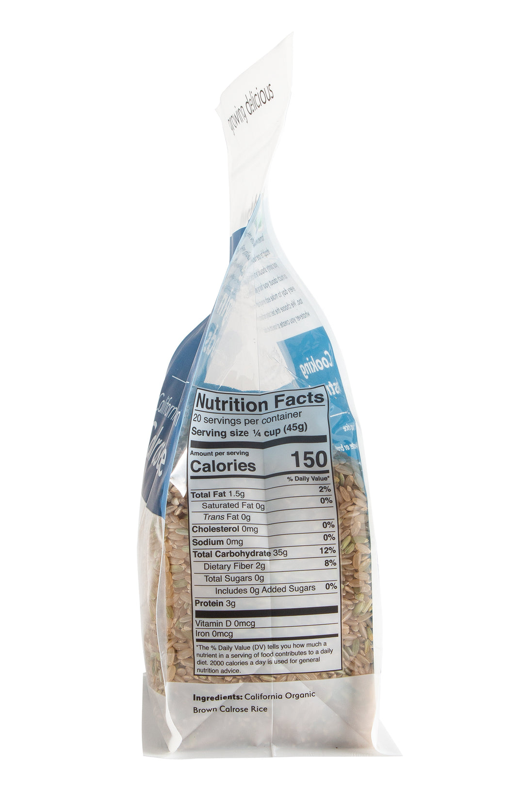 California Organic Brown Calrose Rice - 2 Pound Bag – True Origin Foods